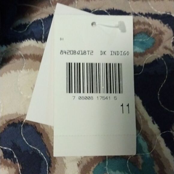 Jodi Kristopher Dark Indigo Evening Wedding Formal Dress 11 - Picture 5 of 11